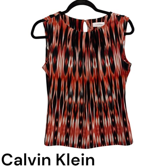 CALVIN KLEIN Tops - ❤️CALVIN KLEIN SLEEVELESS SHELL/TOP  SPRING/SUMMER/OFFICE  SMALL
